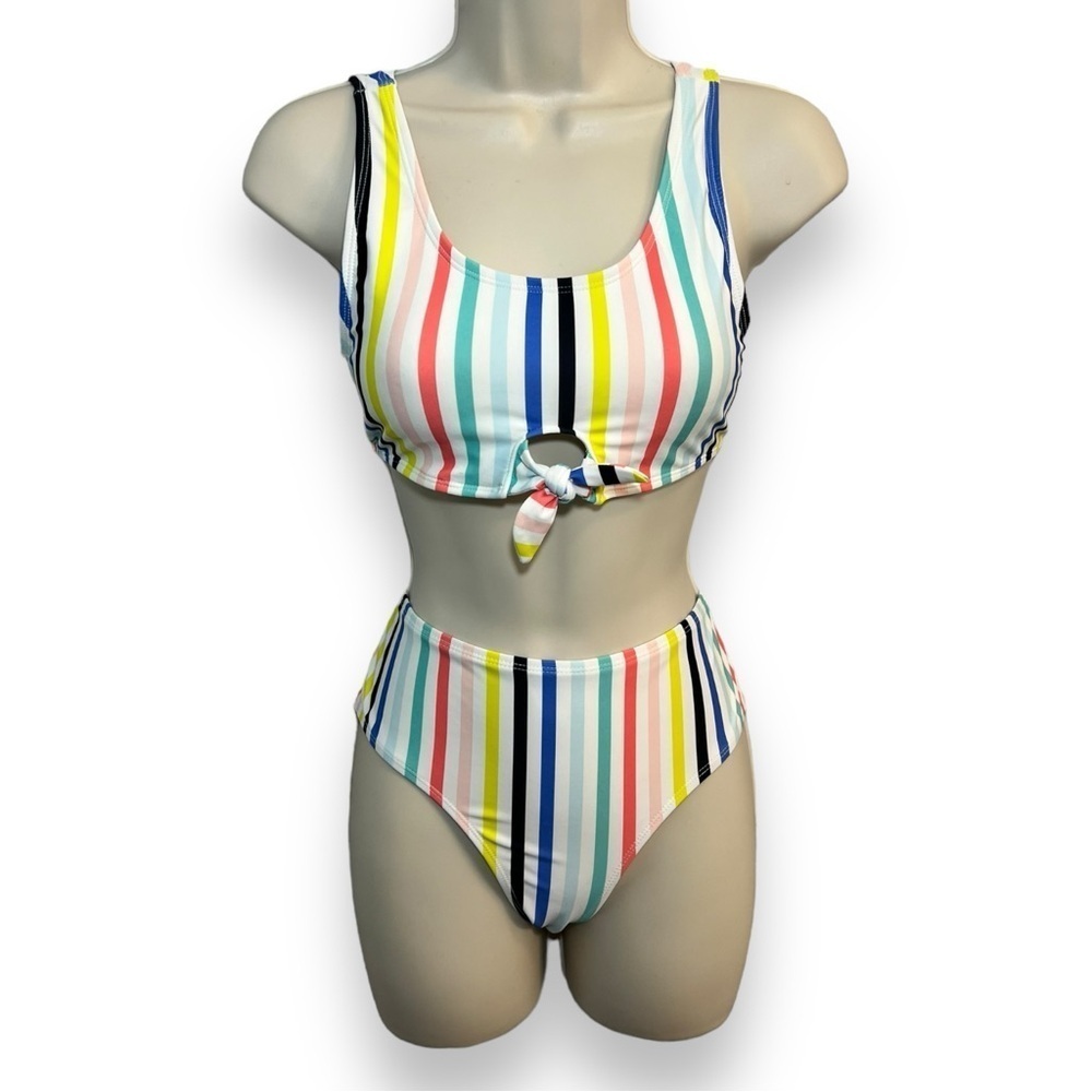 Old Navy Girl’s Tie Knot Bikini Multicolor Size XXL